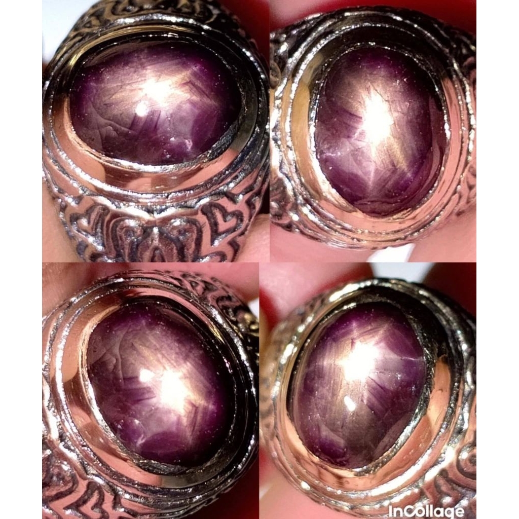PERMATA RUBY STAR 6 MERAH DAGING GOOD LUSTER AJIB SUPER