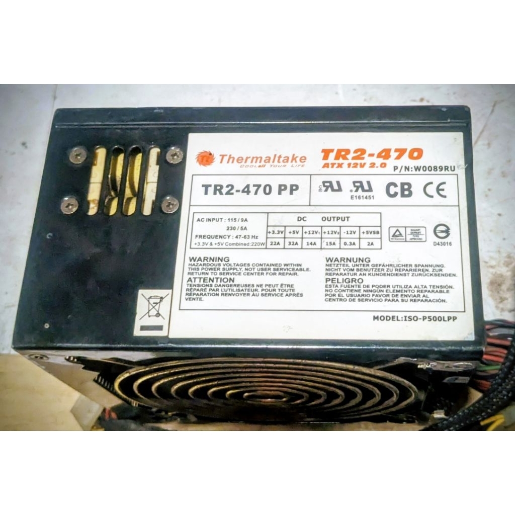 psu thermaltake 470watt