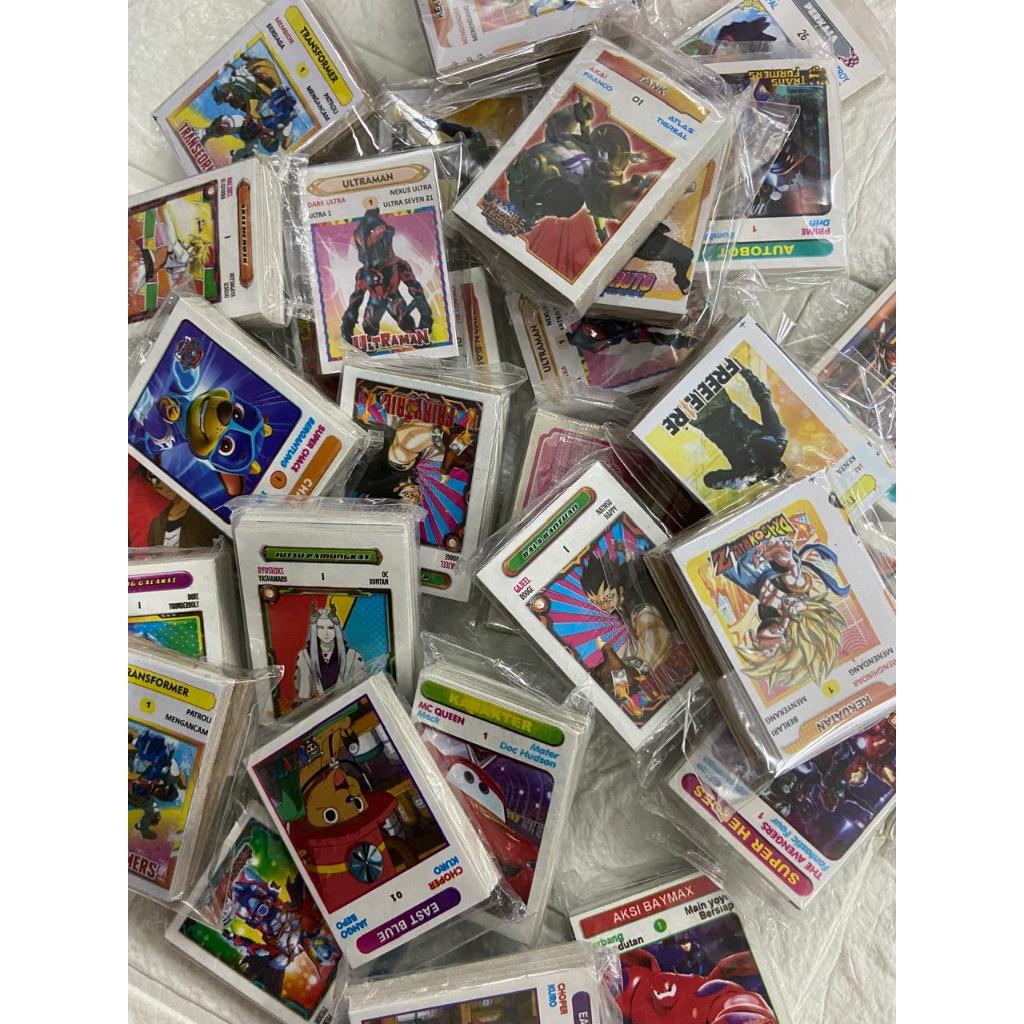 Mainan Kartu Kwartet Jadul | Kartu Gepokan Anak Viral Tebak Gambar