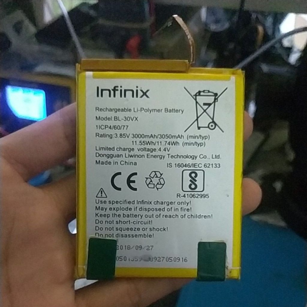 Baterai Infinix Smart 2/Smart 2 Pro Original Cabutan