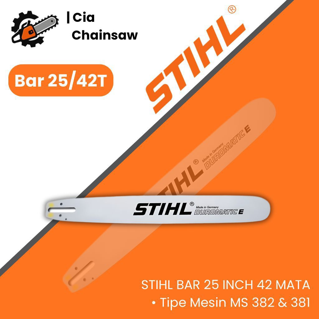 Bar Chainsaw STIHL 25"/42T MS 381,MS 382 Bar Senso/sinso Stihl 25 inch /42T