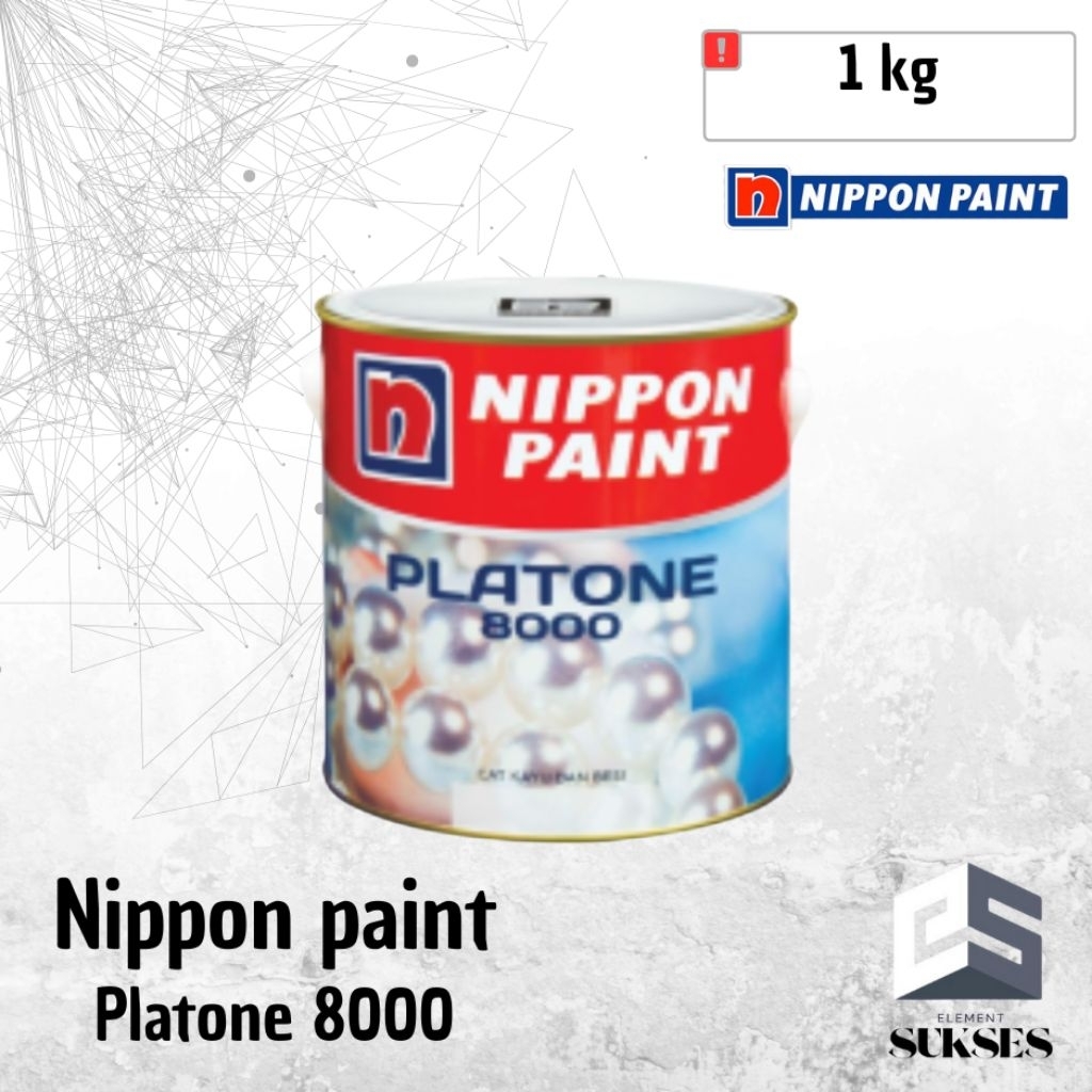 NIPPON PAINT PLATONE 8000 Cat kayu dan besi 1Kg