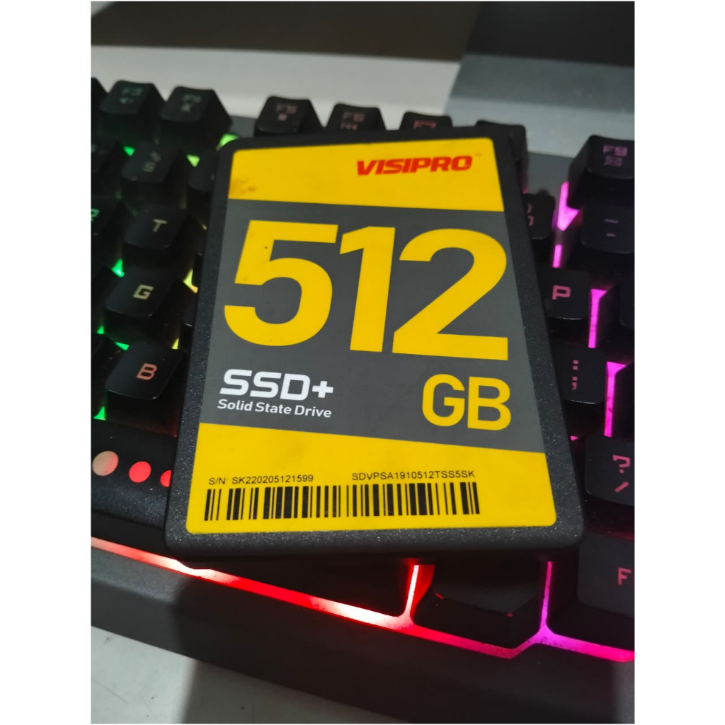 SSD SATA VisiPro 512GB Bekas Upgrade Sentinel 100/100