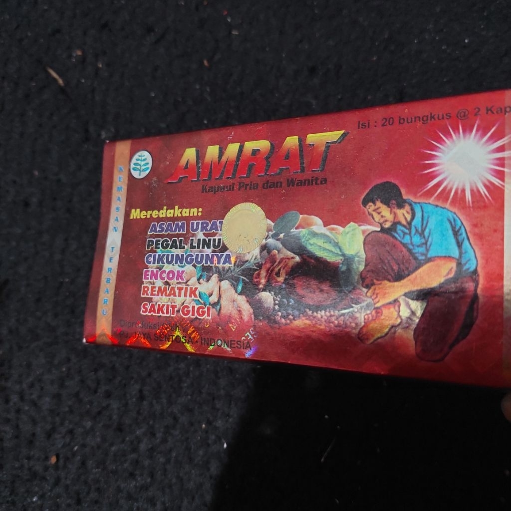 COD Kapsul box cap AMRAT