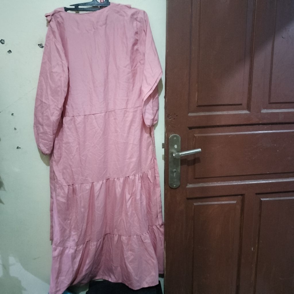 gamis lucu pl warna ping(JH)