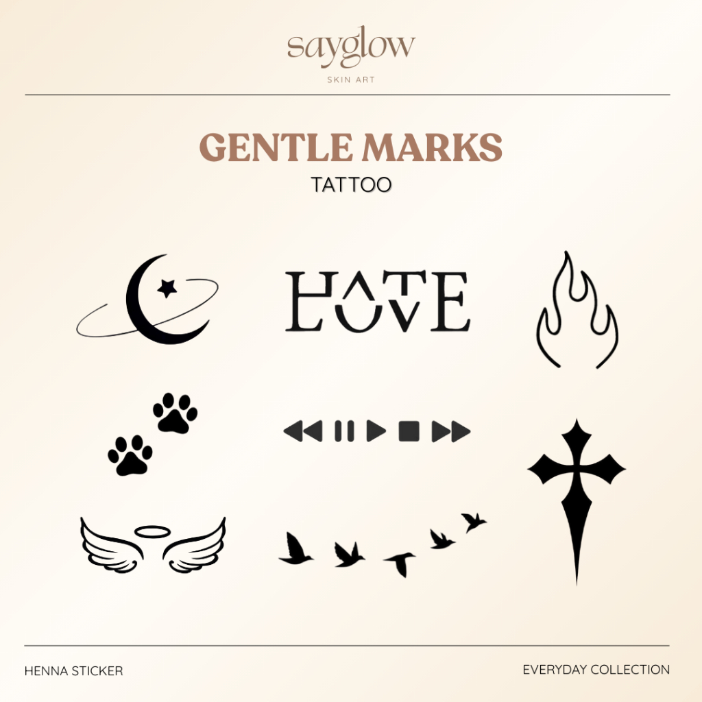 Stiker Tato Skena Tato Hena Temporer Sayglow