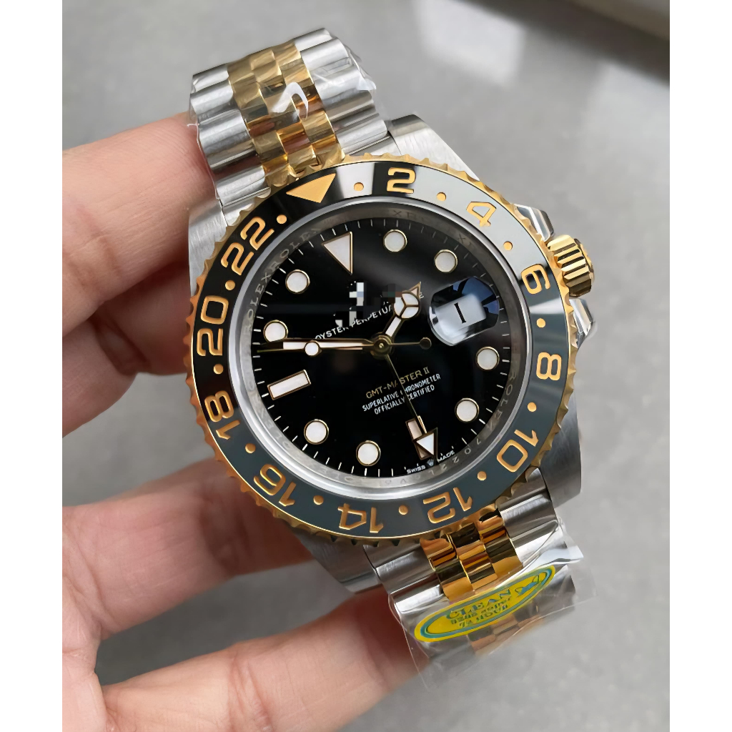 Jam GMT Master II 126713 Zombie Two tone YG Guinness Jubilee REAL CLEAN V3 SWISS 3285 Movement Autom