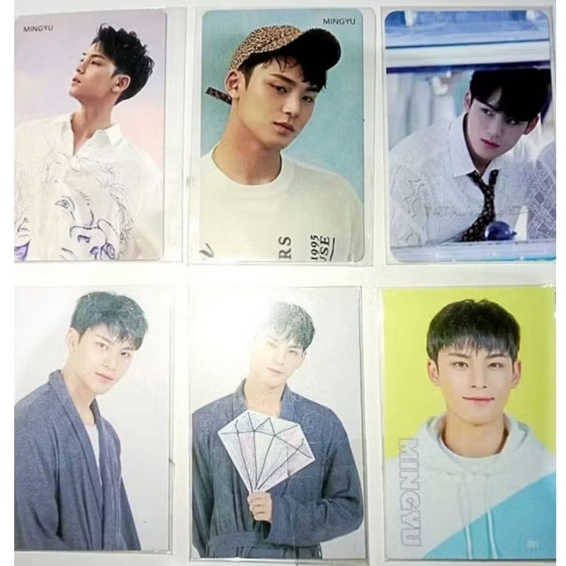 PHOTOCARD SEVENTEEN MINGYU HMV FALLIN FLOWER TC CARLAND