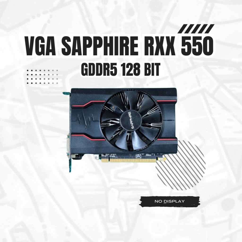 VGA Sapphire RX550 NoDisplay
