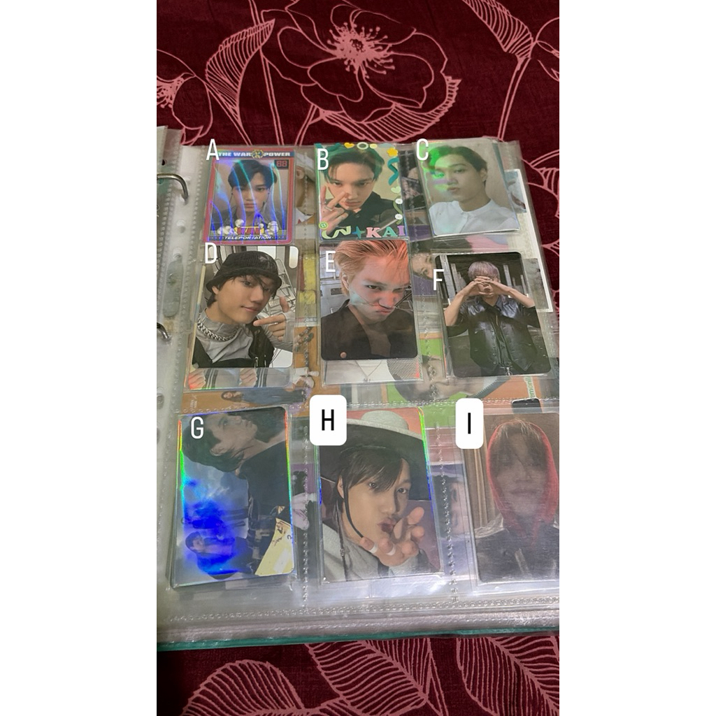 wts want to sell official pc photocard kai exo dont fight the feelings beyond live anniversary anniv