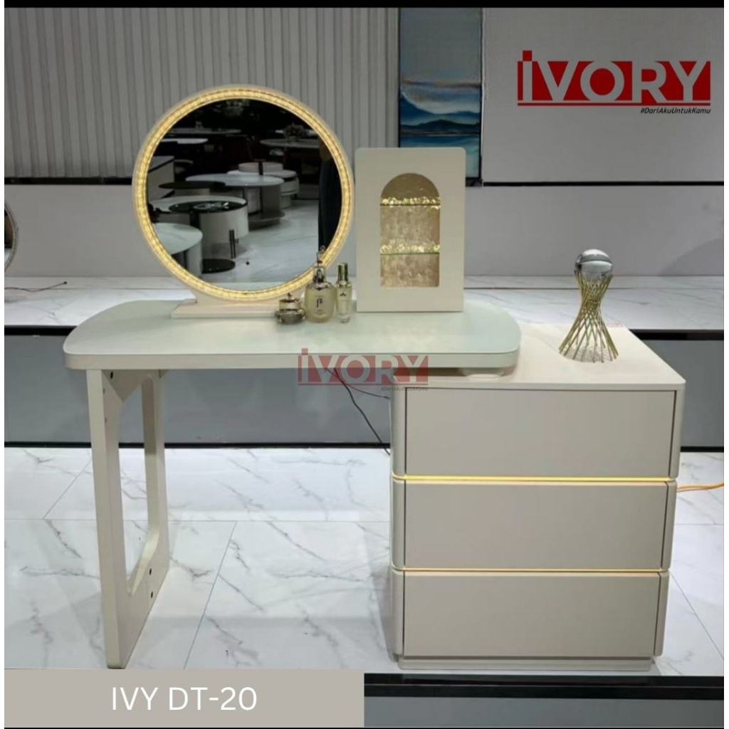 Meja Rias Ivory DT/Meja rias cantik/meja rias minimalis modern