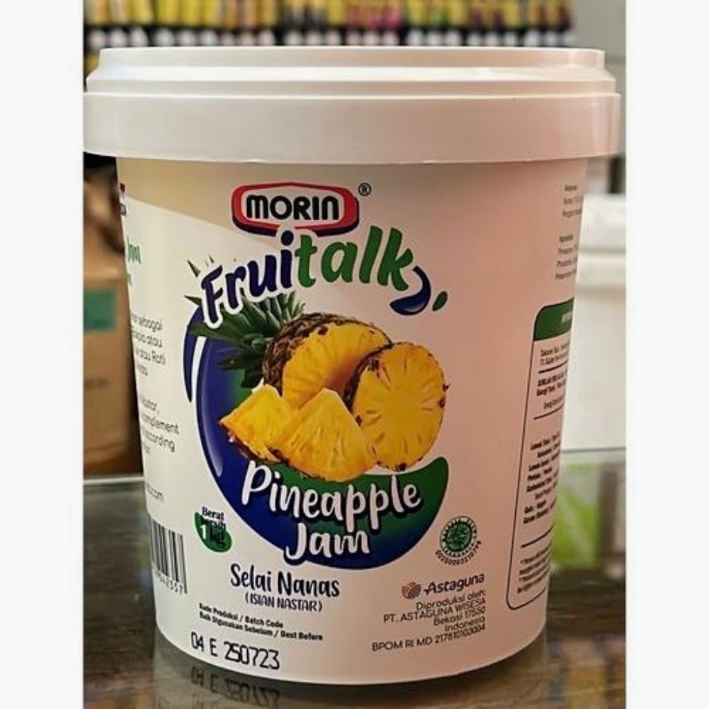 Selai Nanas Morin 1kg - Berkualitas Tinggi, Isian Nastar, Praktis
