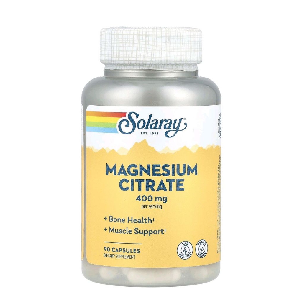 Solaray Magnesium Citrate 400mg isi 90