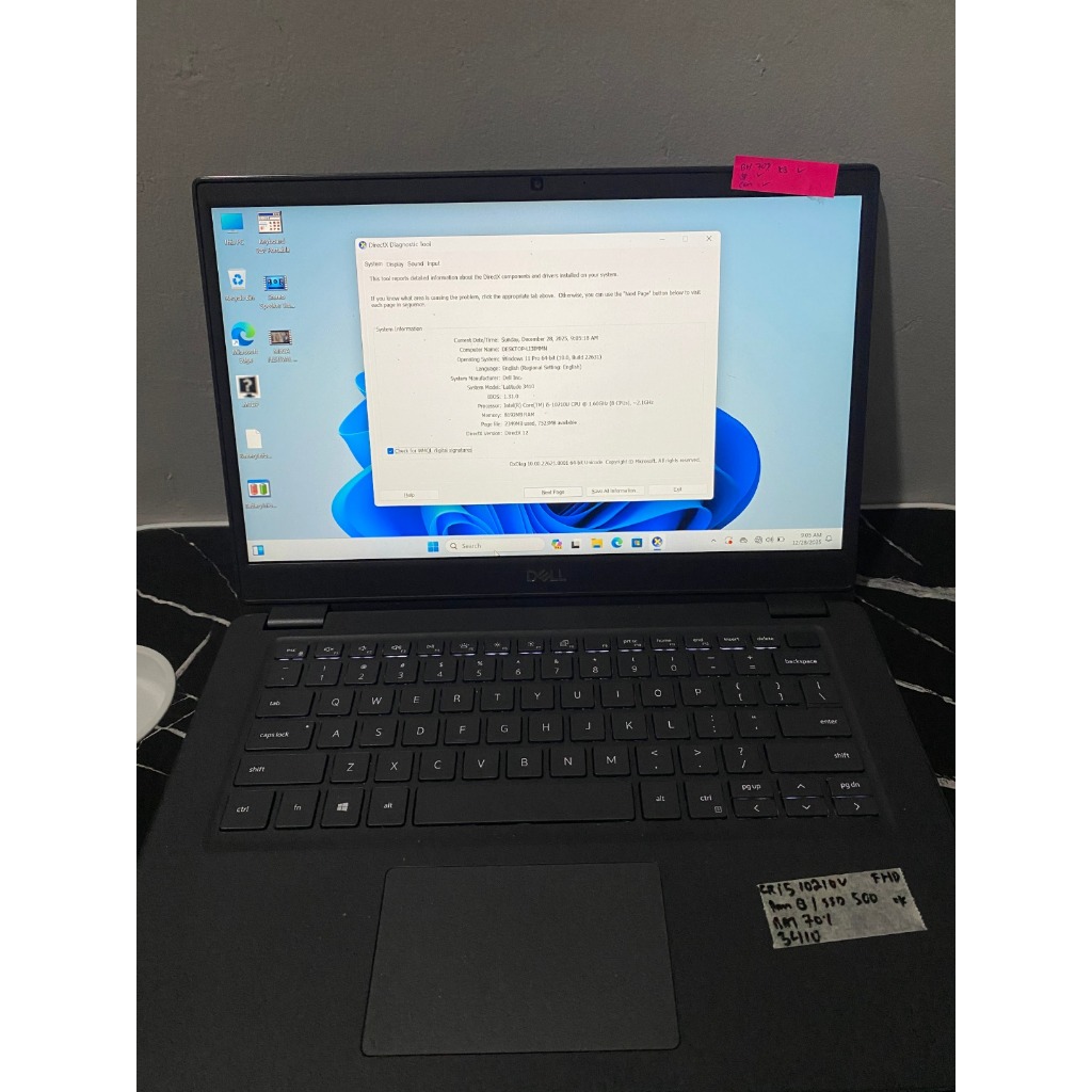 Dell Latitude 3410 i5 10th 8GB/SSD 500GB