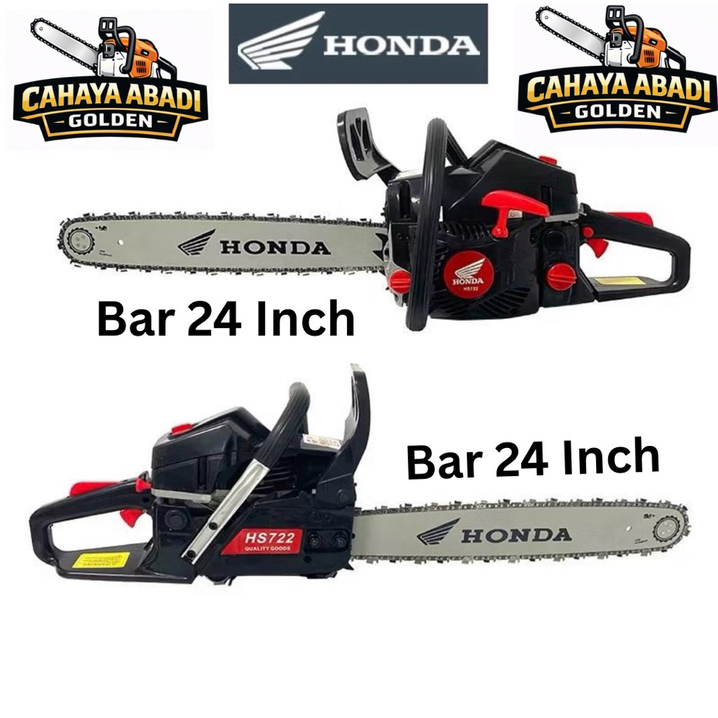 Mesin Chainsaw Senso Mini HS722 HONDA 24 Inch 2 Tak Gergaji Mesin ORIGINAL Potong Rumput