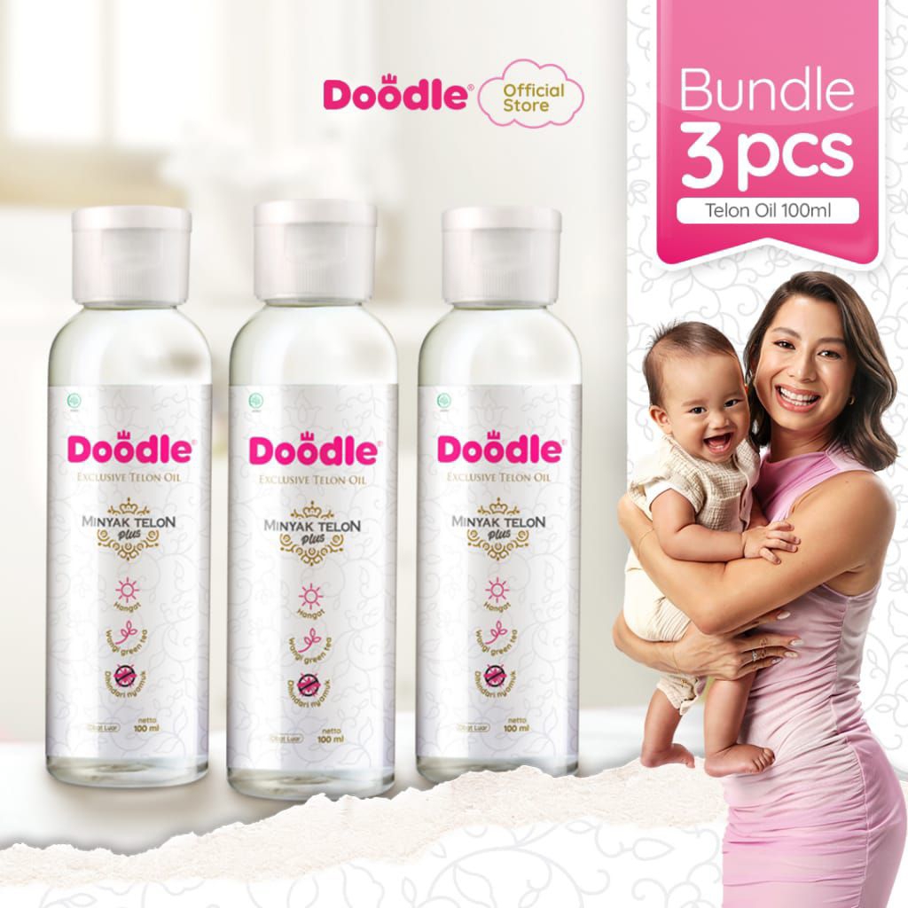 {Terlaris} 3 Pcs Minyak Telon Bundle/Minyak Telon Aroma Green Tea/Minyak Telon Anti Nyamuk