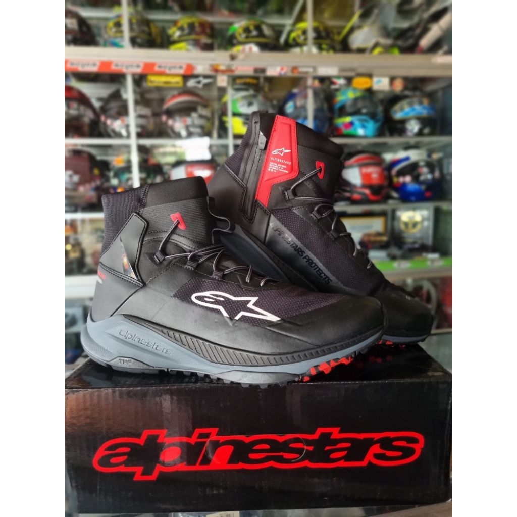 SEPATU/SHOES ALPINESTAR SPEEDFORCE XR SH BLK RED GRAY