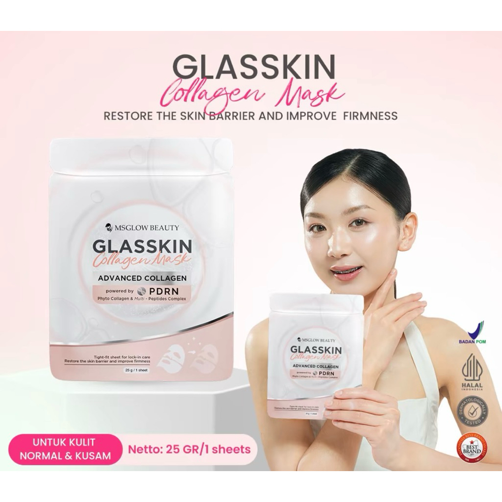 Ms glow - Glasskin collagen mask