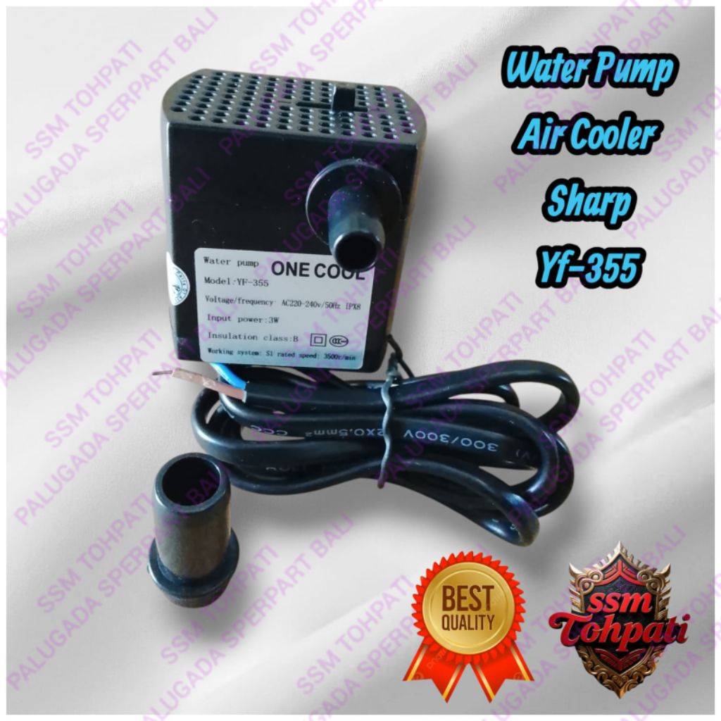 WATER PUMP AIR COOLER SHARP YF-355 | WATER PUMP AC 220