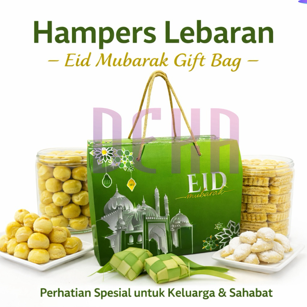 Box Hampers Lebaran Paperbag Lebaran / Box Hampers Edisi Lebaran Gable Box Souvenir Hampers Lebaran