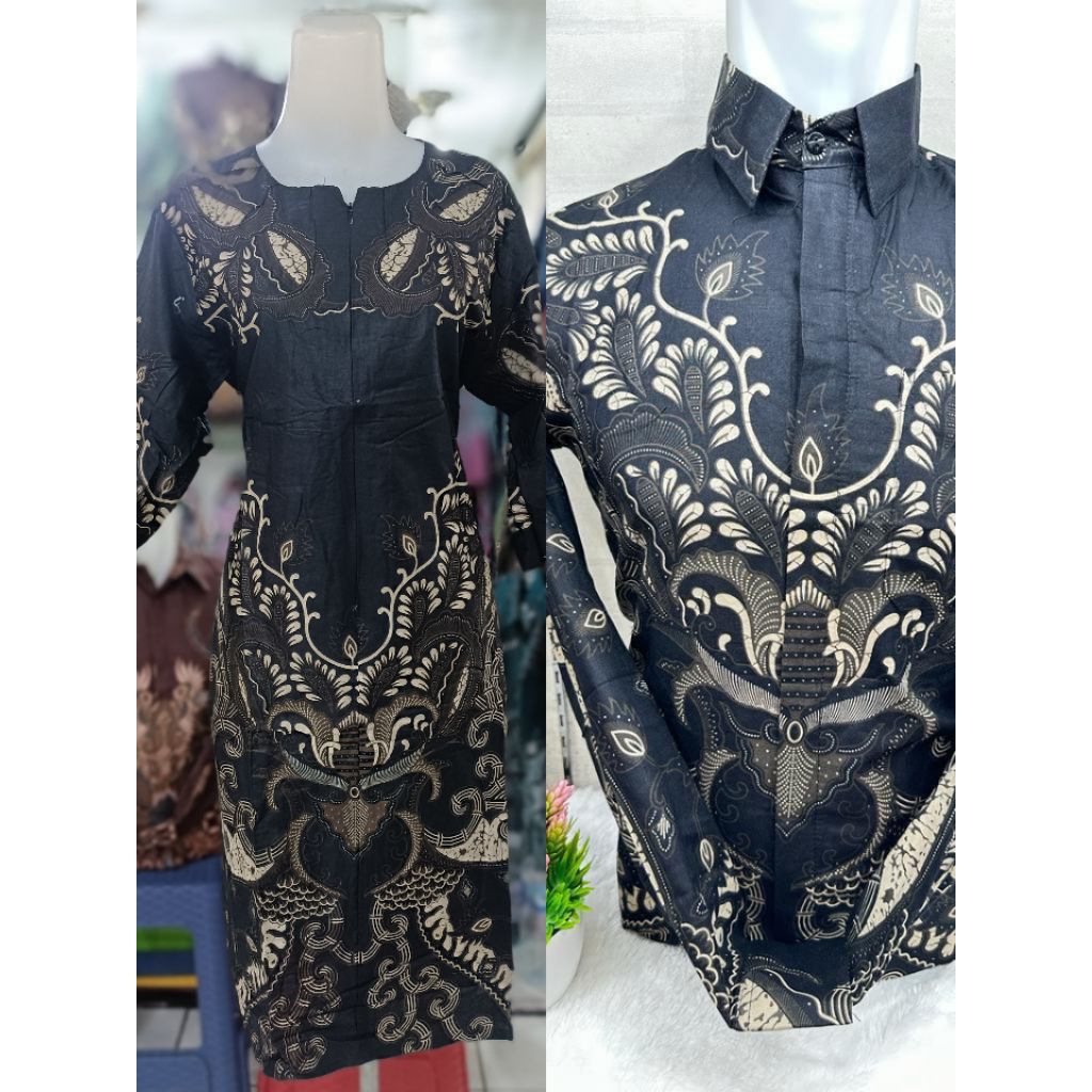 Couple batik wanita dan pria murah medan seragaman