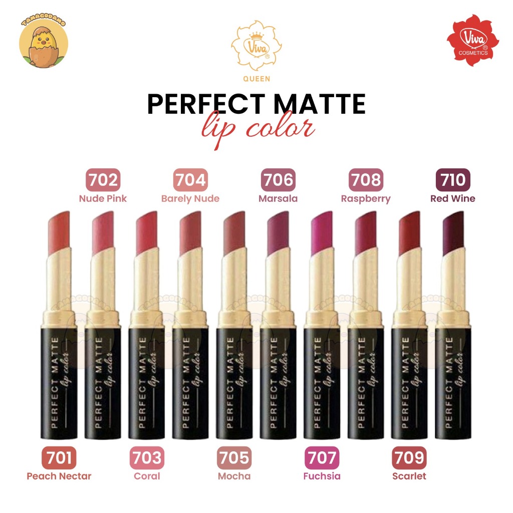 Viva perfect lipstik lip color matte