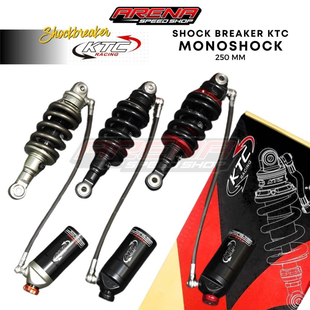 KTC MonoShock Shockbreaker 250mm - Mono Shock Satria 2 Tak 250 mm Original