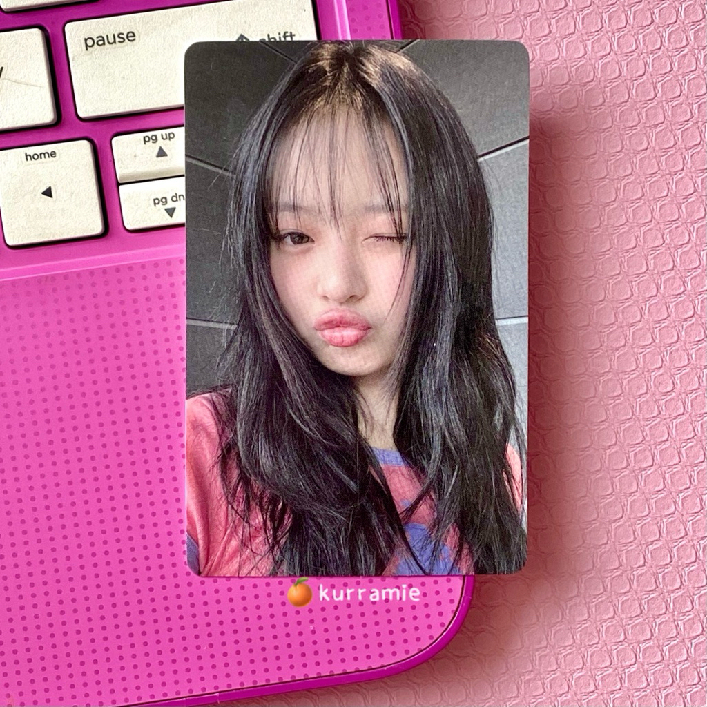 (clearance sale) official photocard hanni newjeans pob yizhiyu r3 round 3.0 yzy era get up supershy 