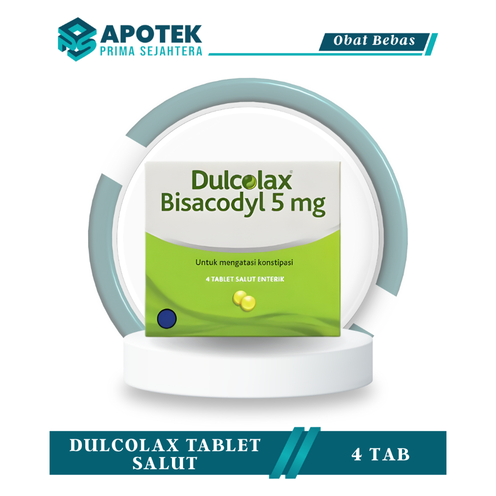 DULCOLAX 5mg Tablet 4's|10's Mengatasi Sembelit Bisacodyl Obat Sembelit Dewasa