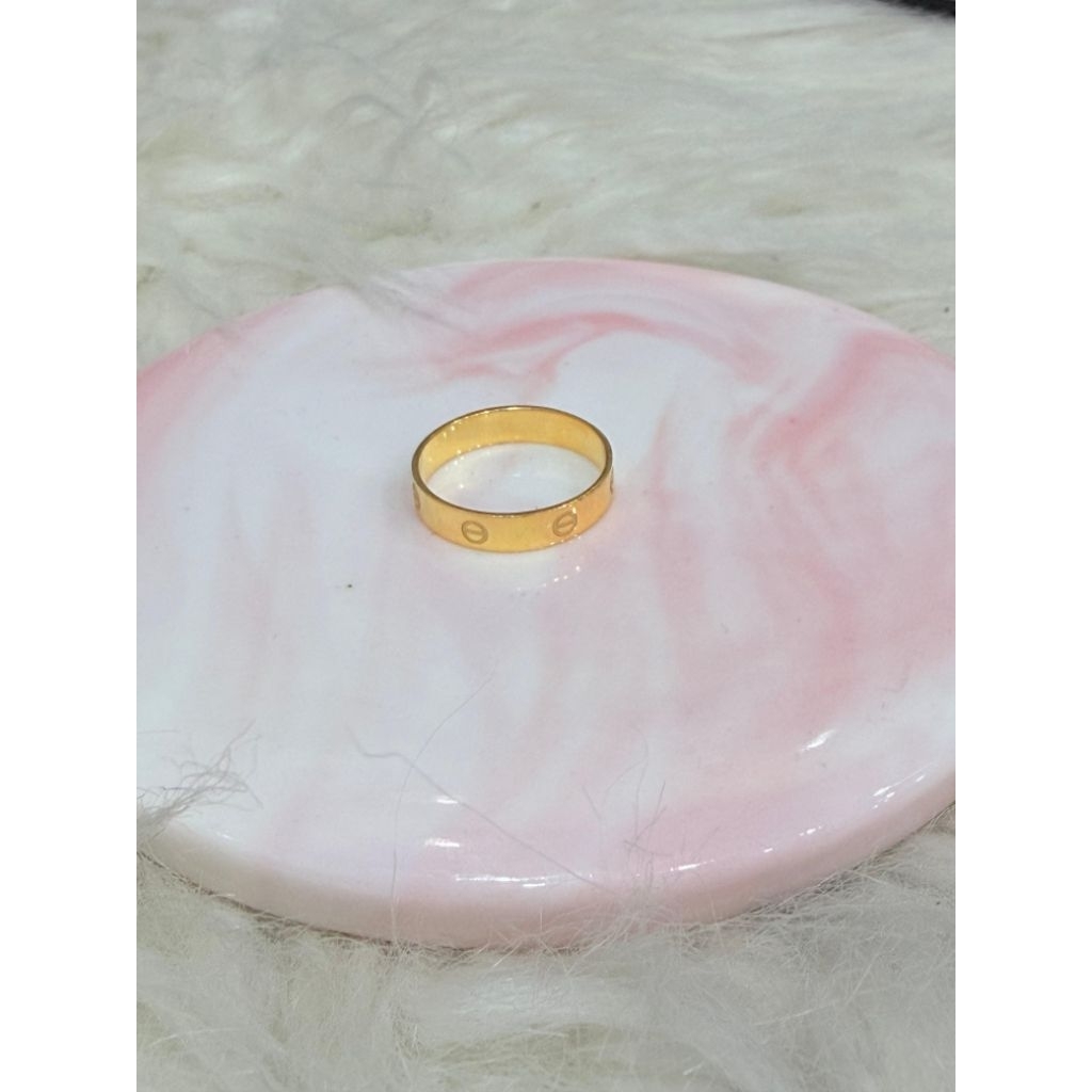 cincin kawin cincin motif brand fashion mewah emas asli kadar 875