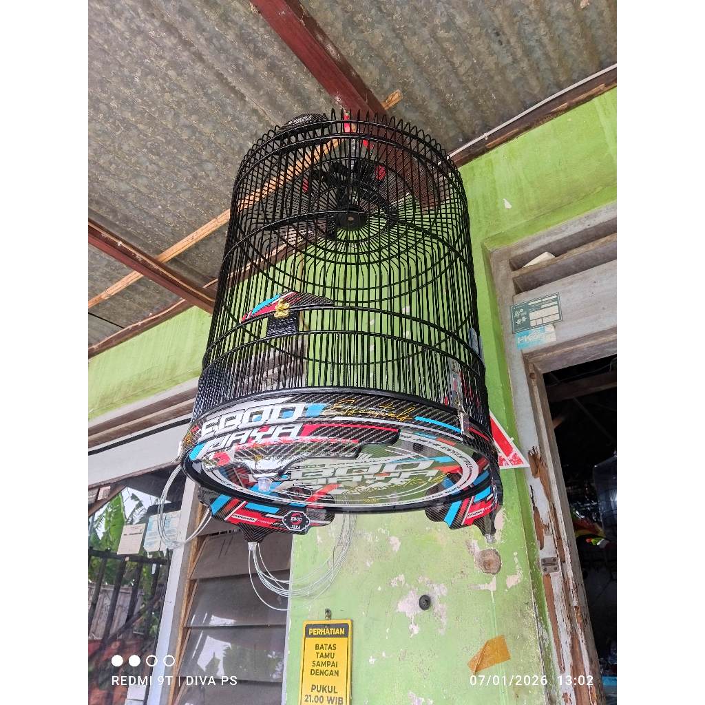 Promo Sangkar Burung Murai Ebod Jaya Tebok PVC No.2 Kandang Murai Lomba PVC Ebod Klem koper