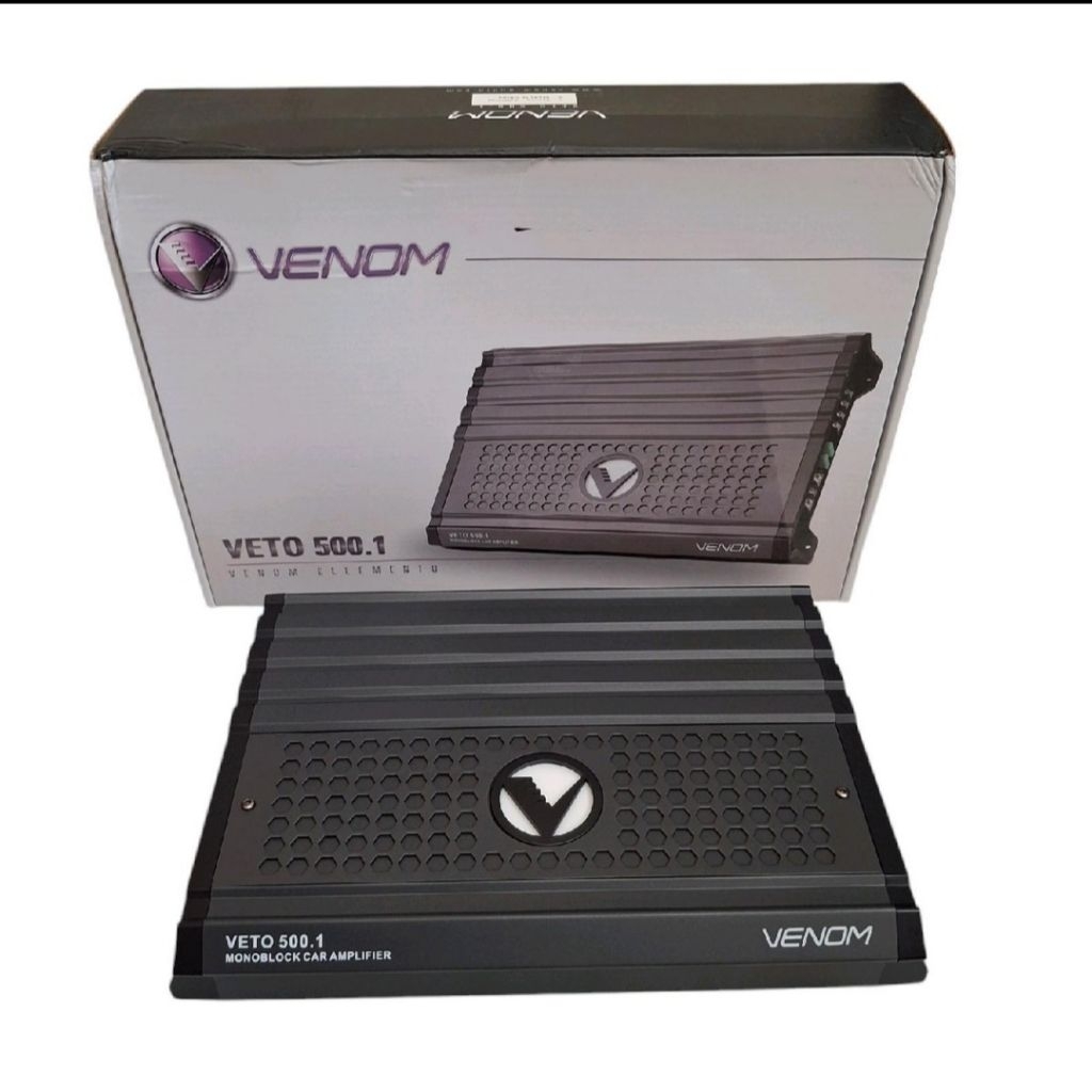 Power mobil monoblok 1 channel venom elemento veto 500.1 garansi resmi