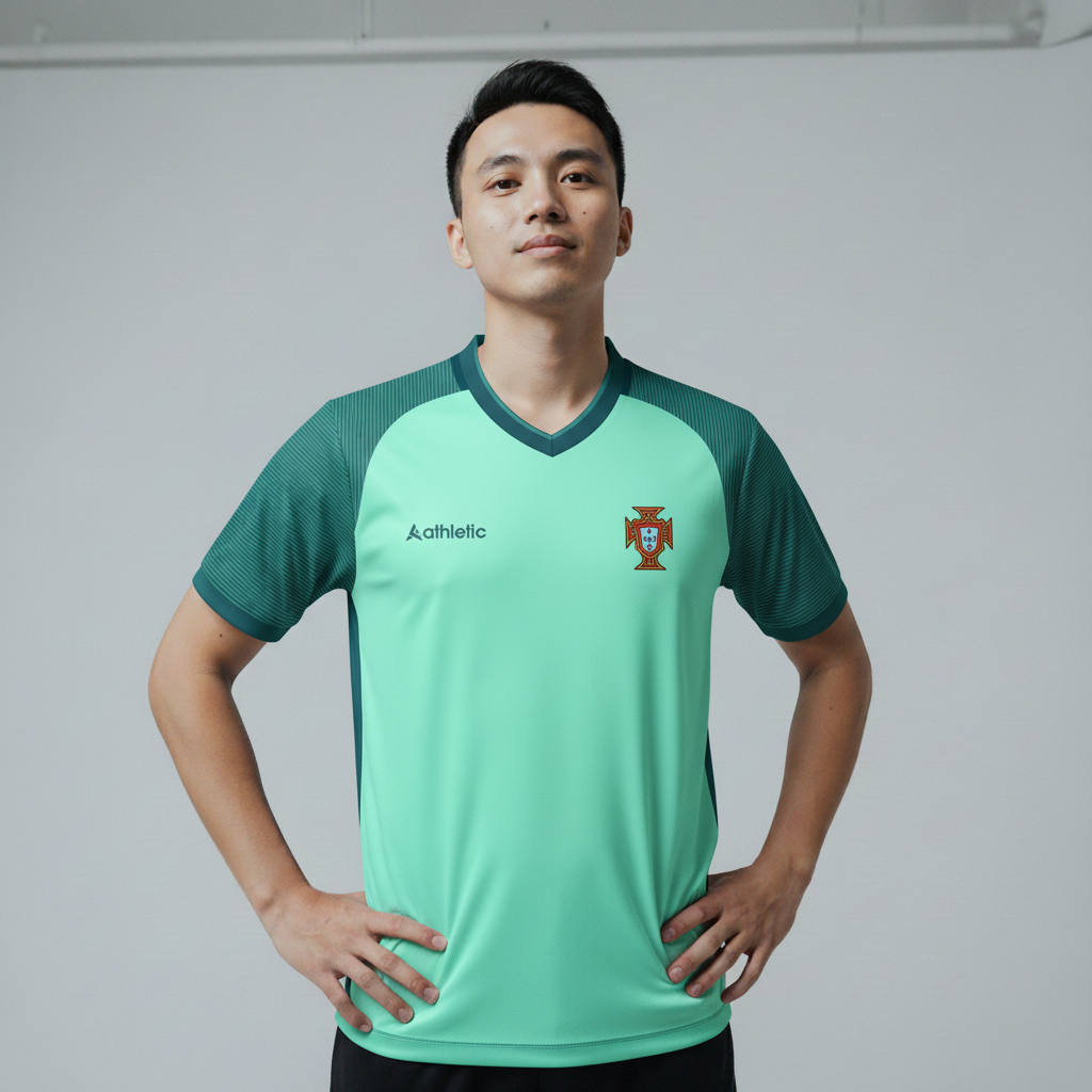 ATHLETIC SPORTWEAR - Jersey Bola Fantasy Portugal 2016-2018 Fullprinting Casual - Atasan