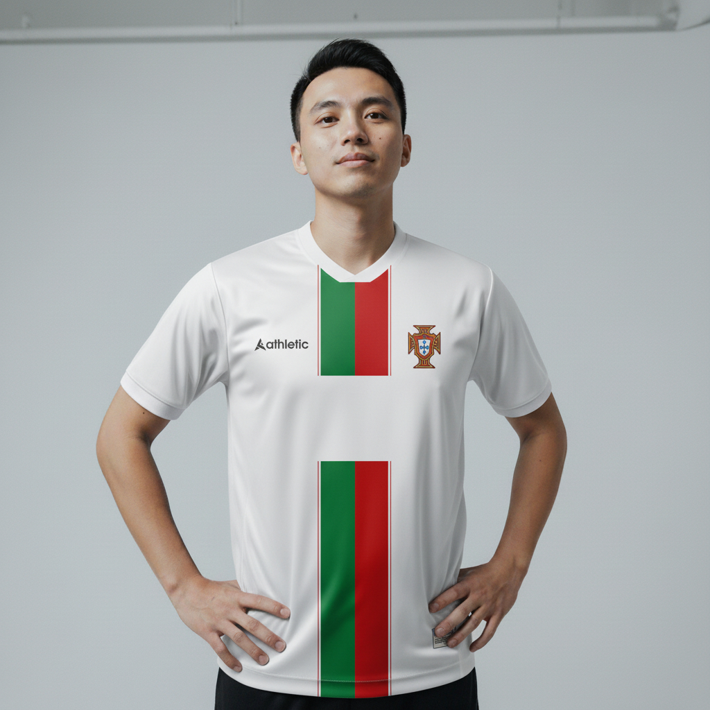 ATHLETIC SPORTWEAR - Jersey Bola Fantasy Portugal Home 2010 Fullprinting Casual - Atasan