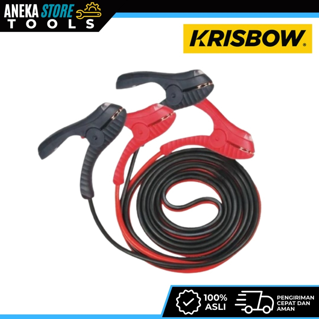 Krisbow Kabel Jumper Aki Mobil Booster Cable 200A/300A
