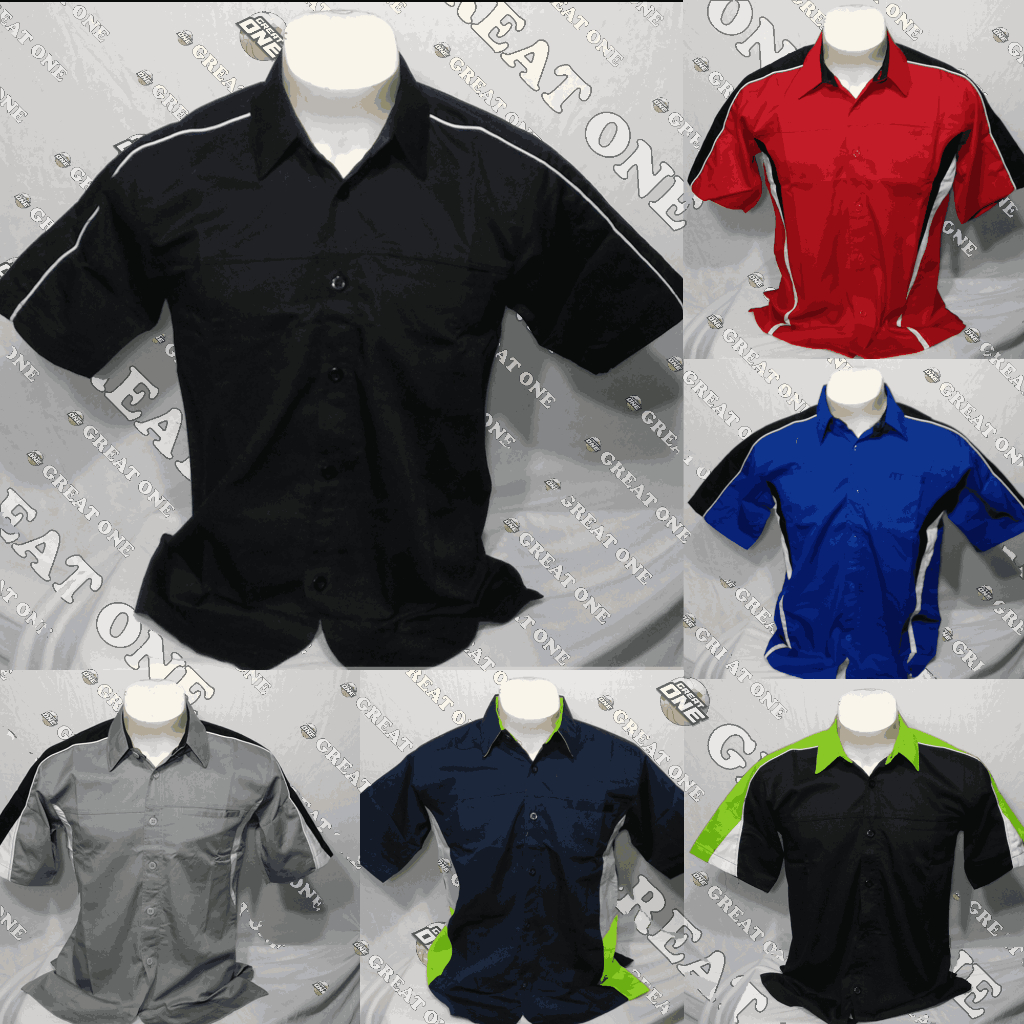 Kemeja Polos Seragam, Baju Kerja/Komunitas, American Drill DNC