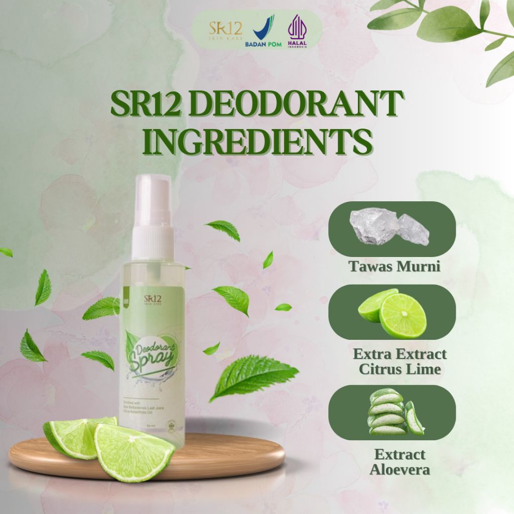 Deodorant Spray SR12 Herbal Skincare