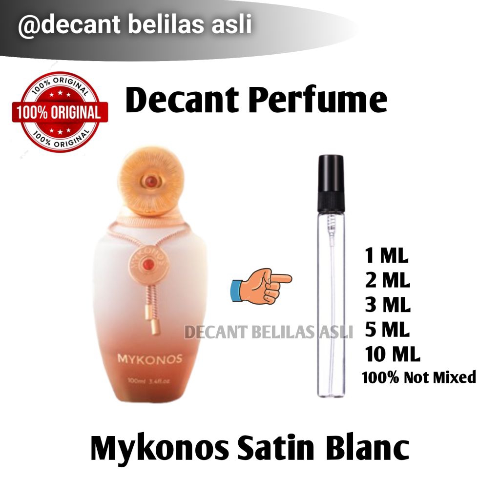 (DECANT) MYKONOS SATIN BLANC