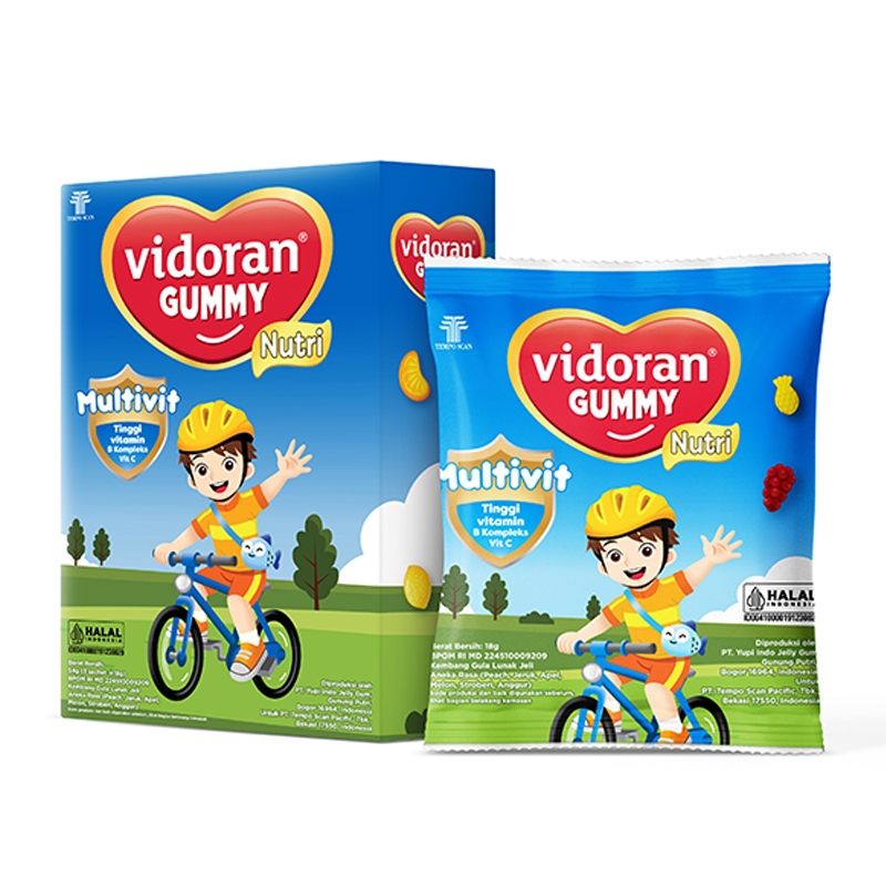 Vidoran Gummy Multivitamin Anak - 3 Sachet