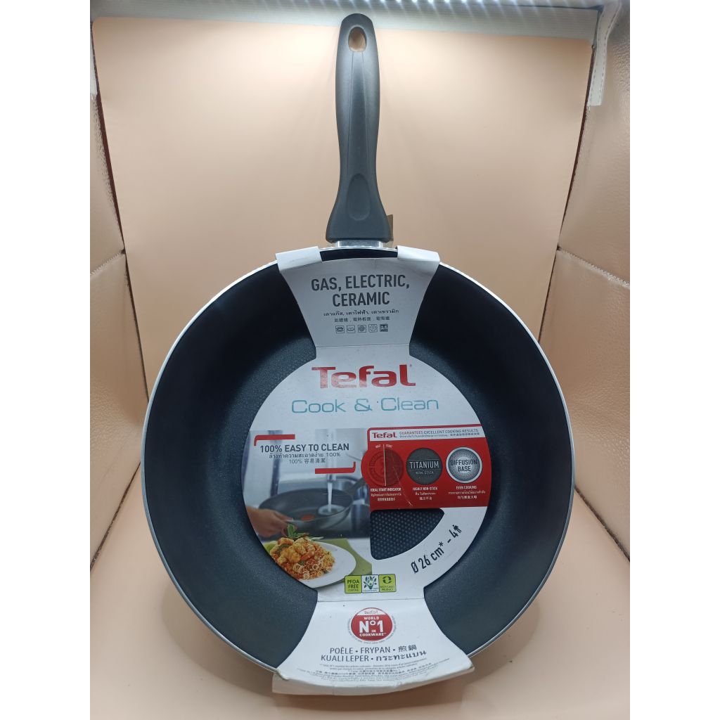 Tefal Cook & Clean frypan 26cm, frypan 20cm