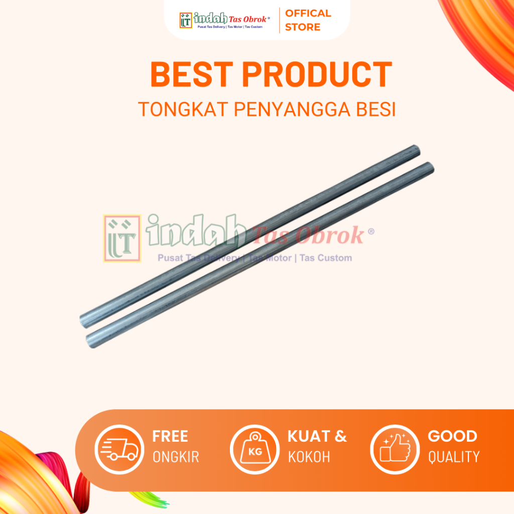 INDAH Tas Obrok - TONGKAT BESI UNTUK TAS POS MOTOR