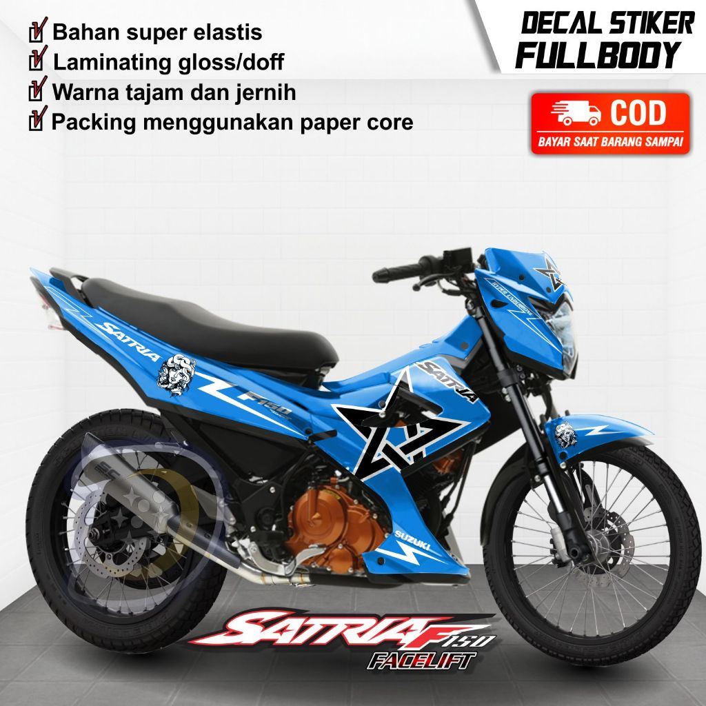 Stiker Satria Fu Facelift 2014 Decal Satria Fu Facelift Stiker Satria Fu 150 facelift Medusa