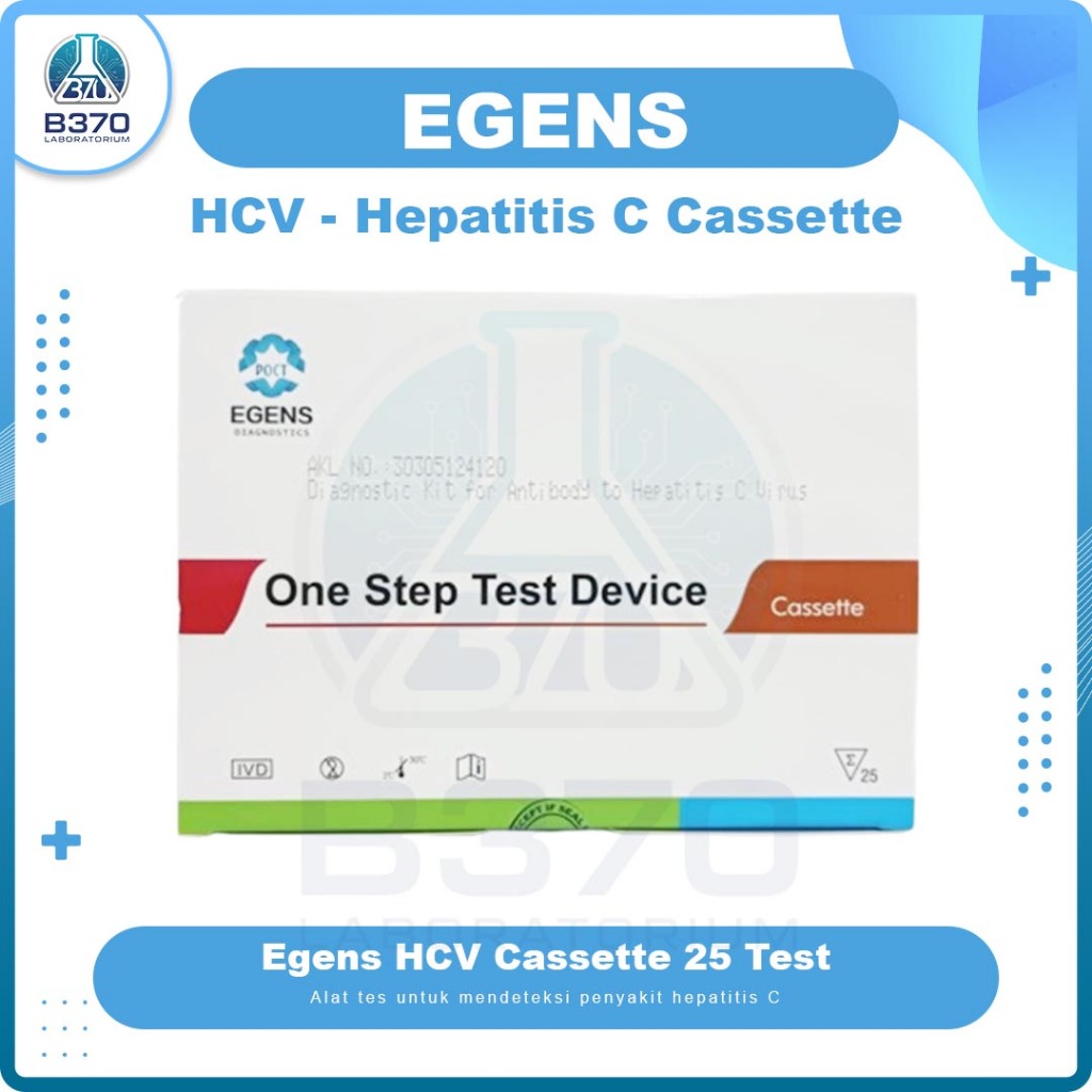 EGENS HCV Cassette 25 Test / HCV Strip 50 Test