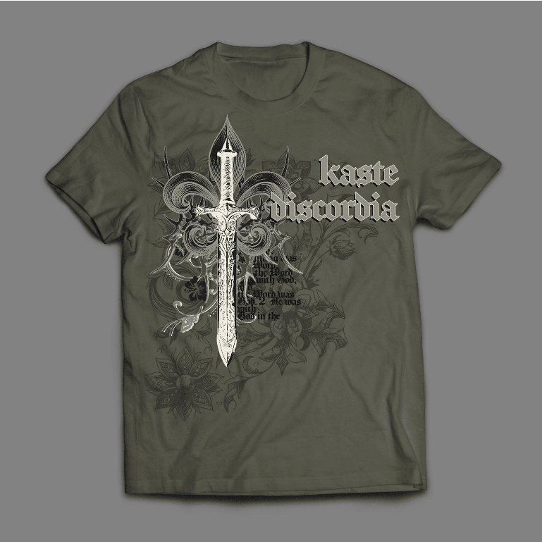 Kaste Discordia T-Shirt - Blade of the Unordered, y2k, grunge