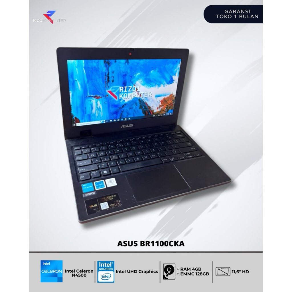 ASUS BR1100CKA Intel Celeron N4500 Ram 4GB EMMC 128GB mlg