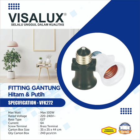 Fitting Lampu Kombinasi Visalux / Fitting Kombinasi