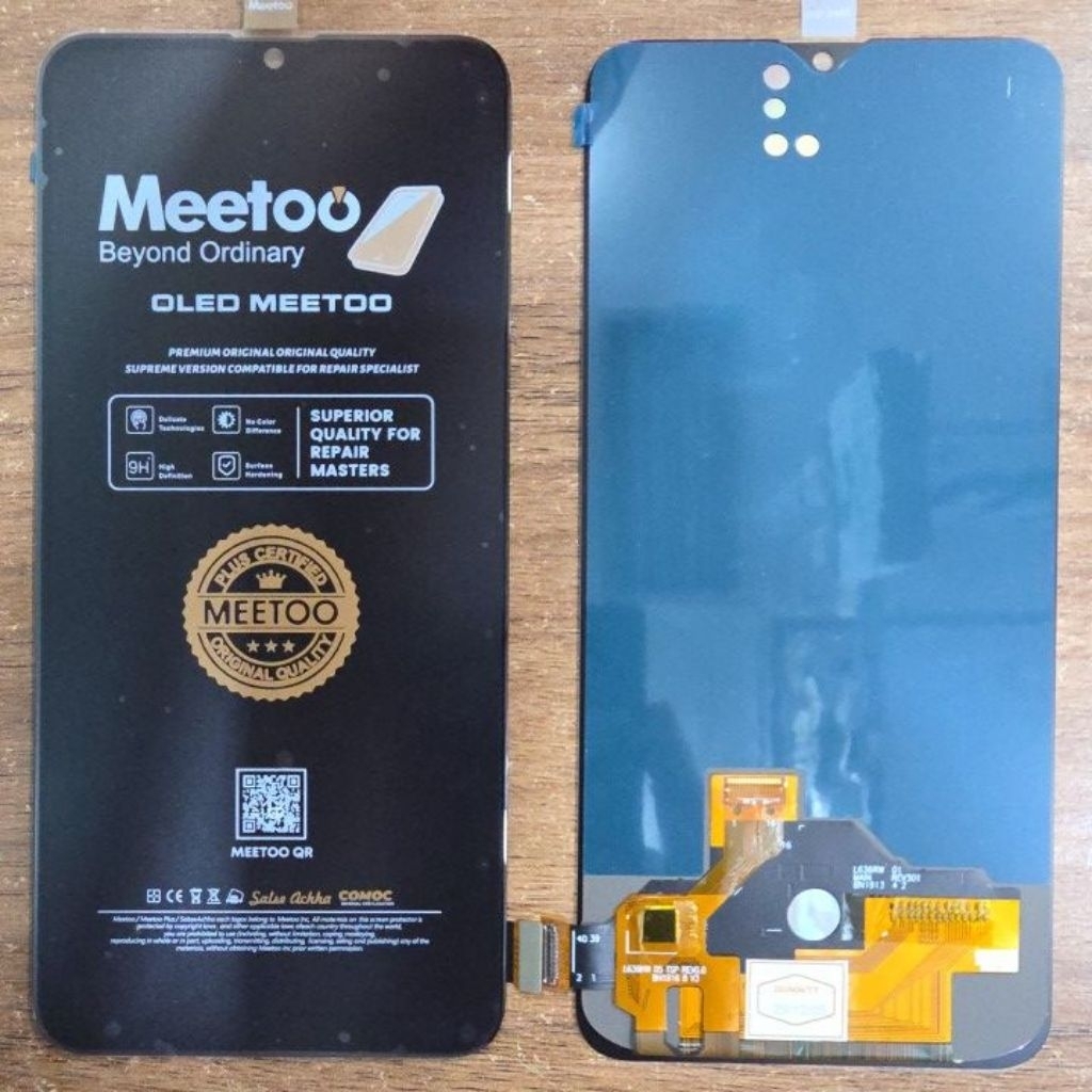 LCD FULLSET REALME XT/ RELME X2 / RENO Z OLED / ORI FINGERPRINT ON