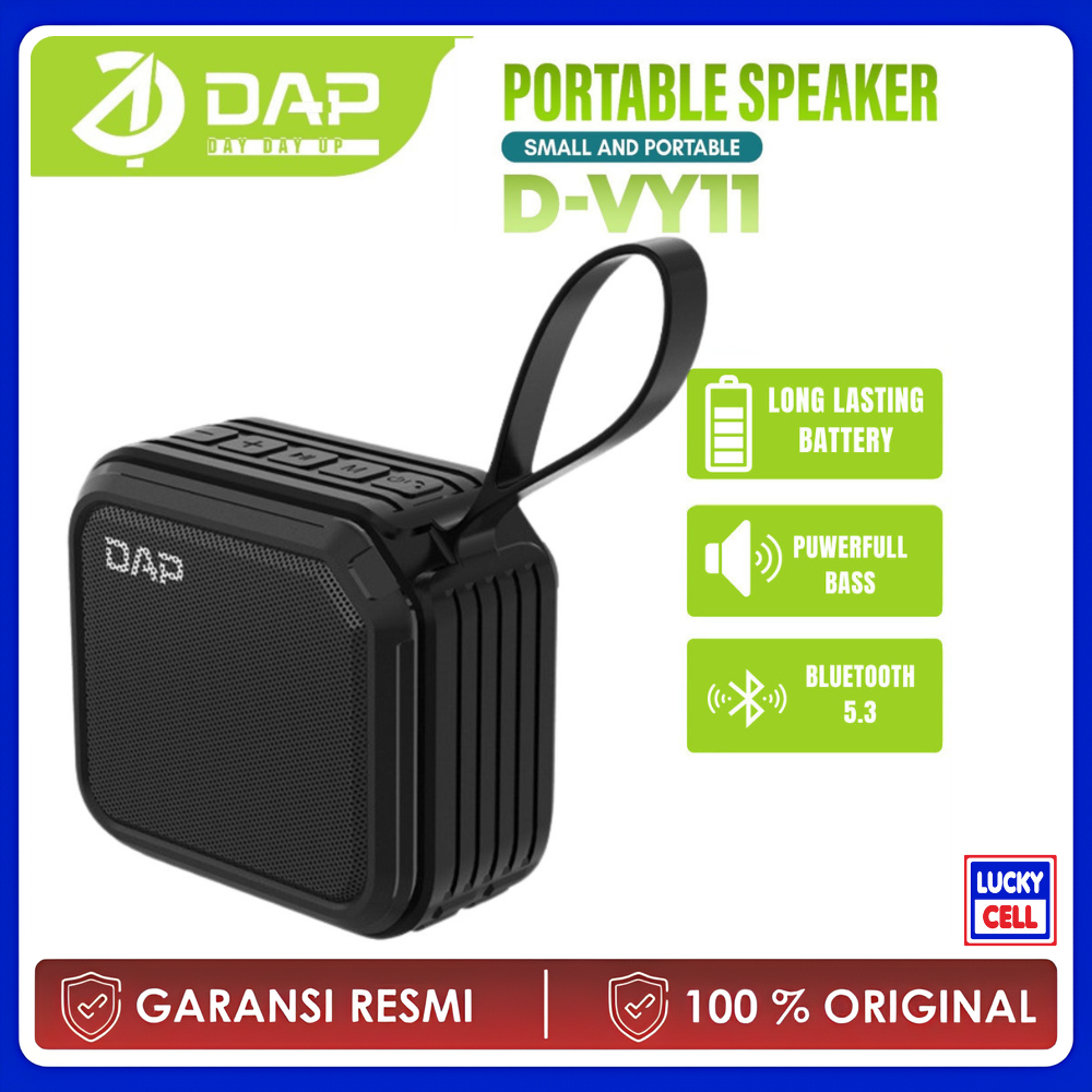 DAP D- VY11 Speaker Bluetooth Portabel Luar Ruangan IPX7 FULL Bass Berat Mendukung Radio FM Bluetoot