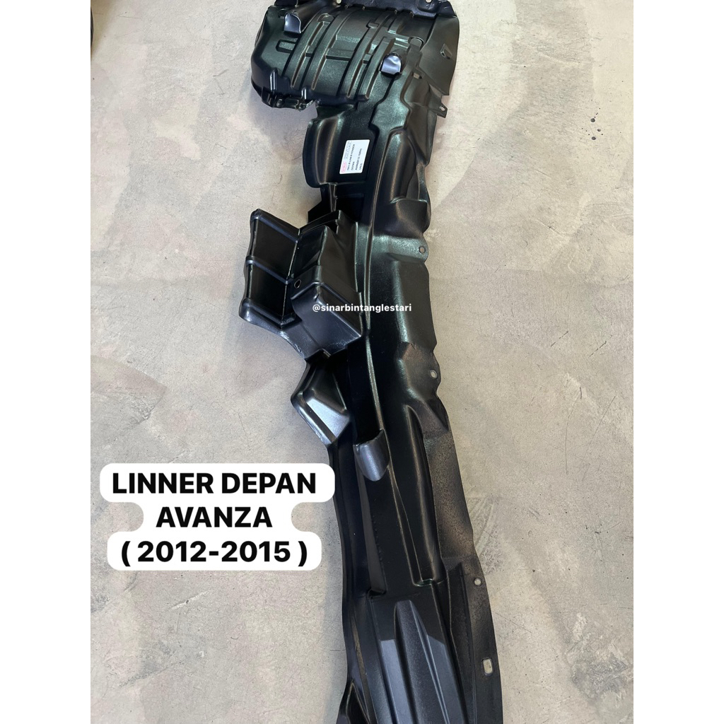 Linner Inner Fender Depan Avanza type G ( thn 2012 - 2015 ) Best Quality