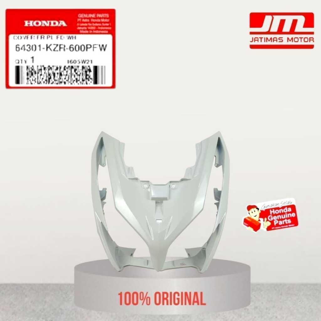 Cover tameng lampu depan vario 125 old putih mutiara 64301-KZR-600PFW